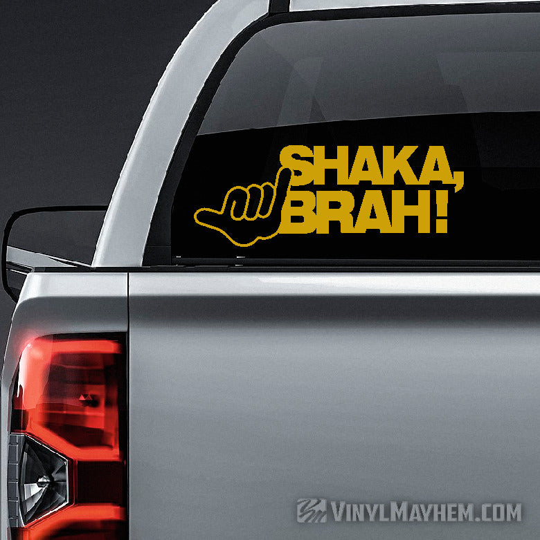 Shaka Brah vinyl sticker
