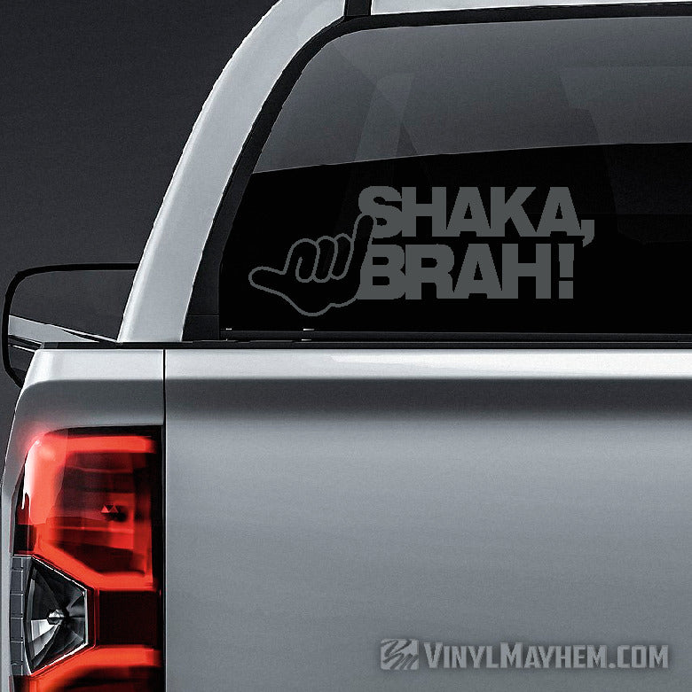Shaka Brah vinyl sticker