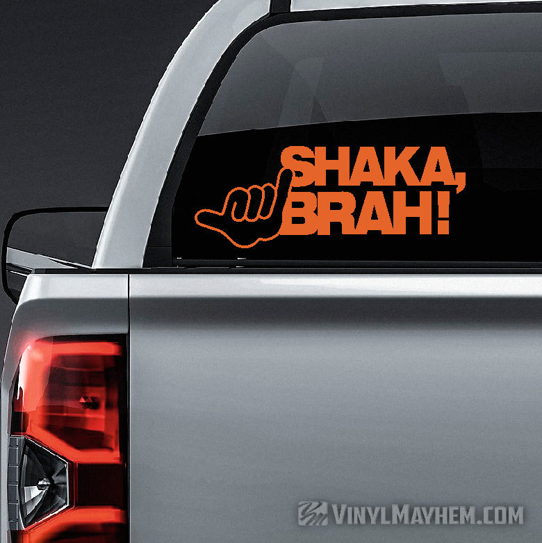 Shaka Brah vinyl sticker