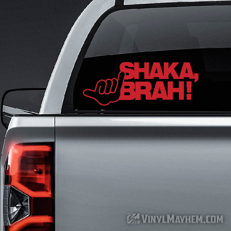Shaka Brah vinyl sticker