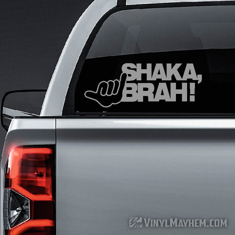 Shaka Brah vinyl sticker