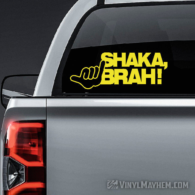 Shaka Brah vinyl sticker