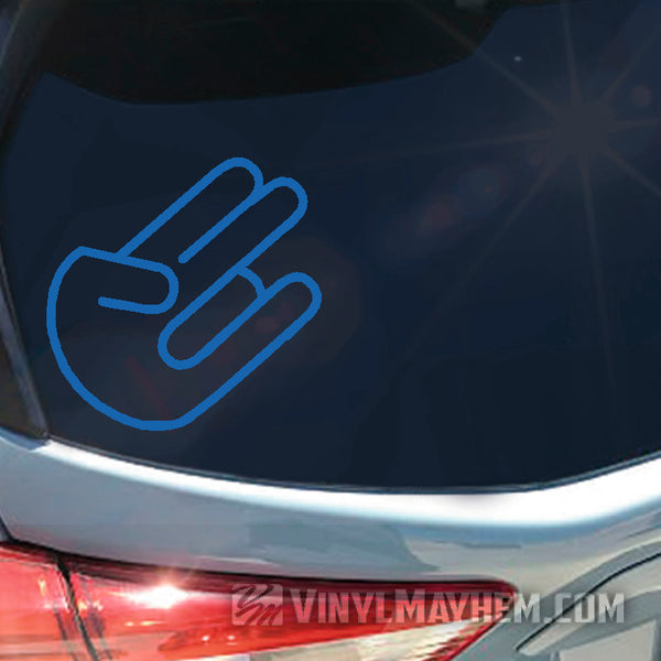 Shocker rounded wrist vinyl sticker JDM Auto Decals & Stickers