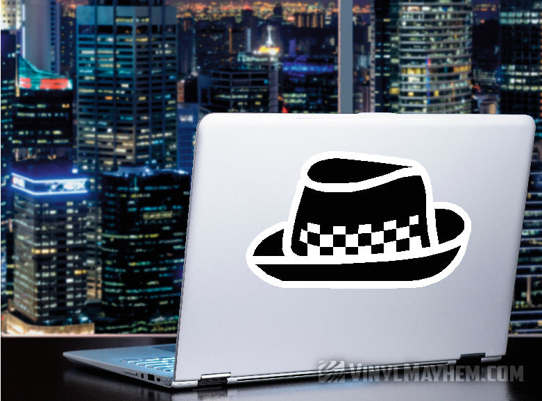 Ska men's hat with checkers sticker