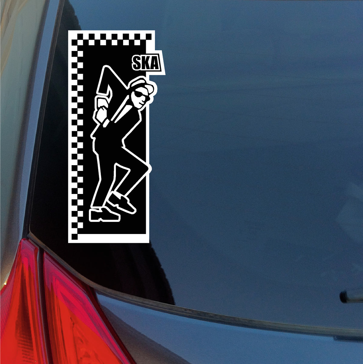 SKA Rude Boy checkers sticker