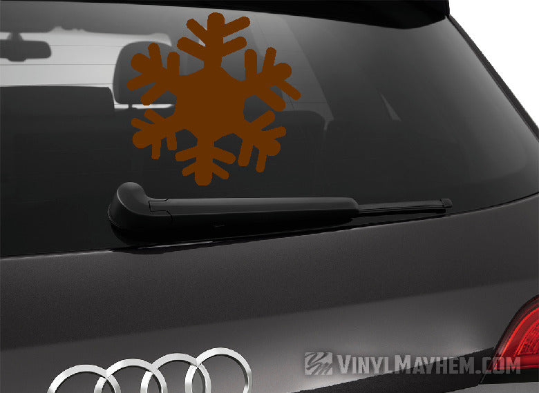 Snowflake unique arms vinyl sticker