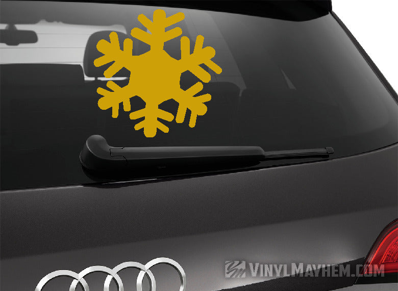 Snowflake unique arms vinyl sticker