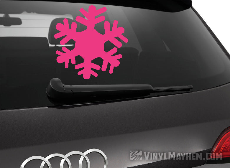Snowflake unique arms vinyl sticker