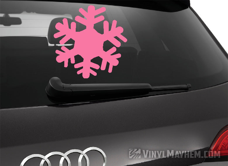 Snowflake unique arms vinyl sticker