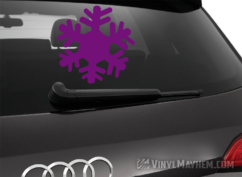 Snowflake unique arms vinyl sticker