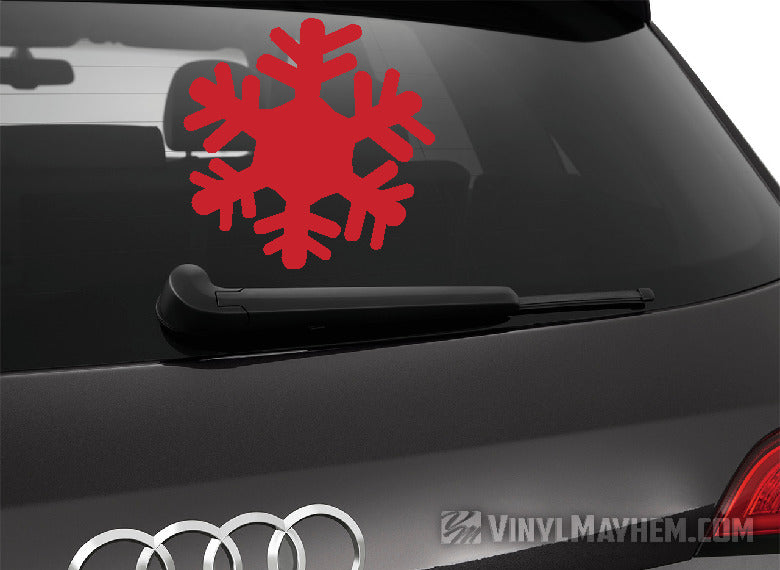 Snowflake unique arms vinyl sticker