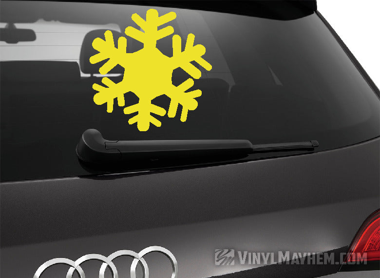 Snowflake unique arms vinyl sticker