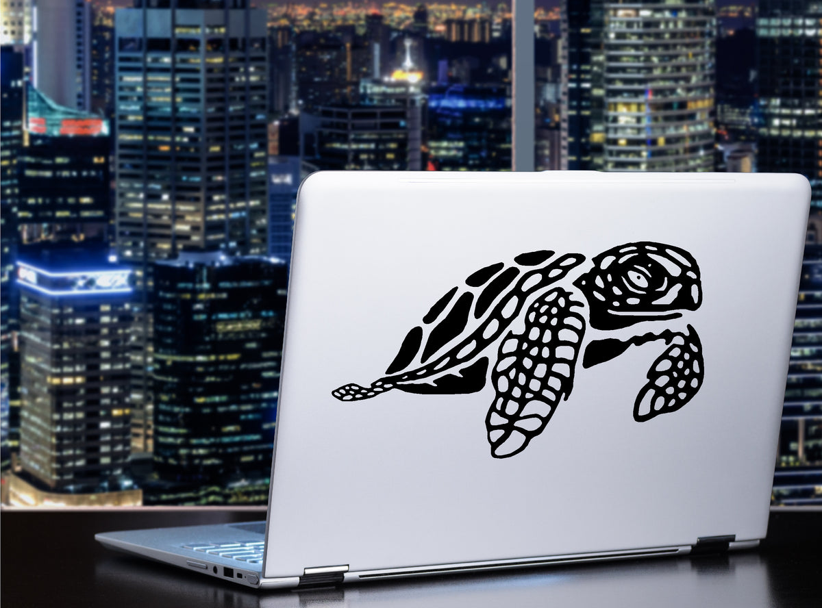 Sea Turtle side view vinyl sticker