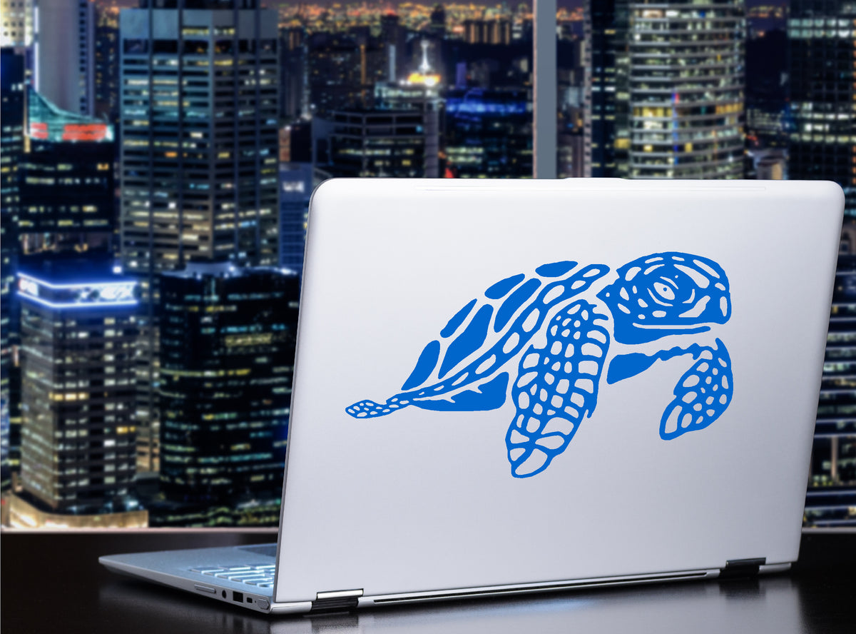 Sea Turtle side view vinyl sticker