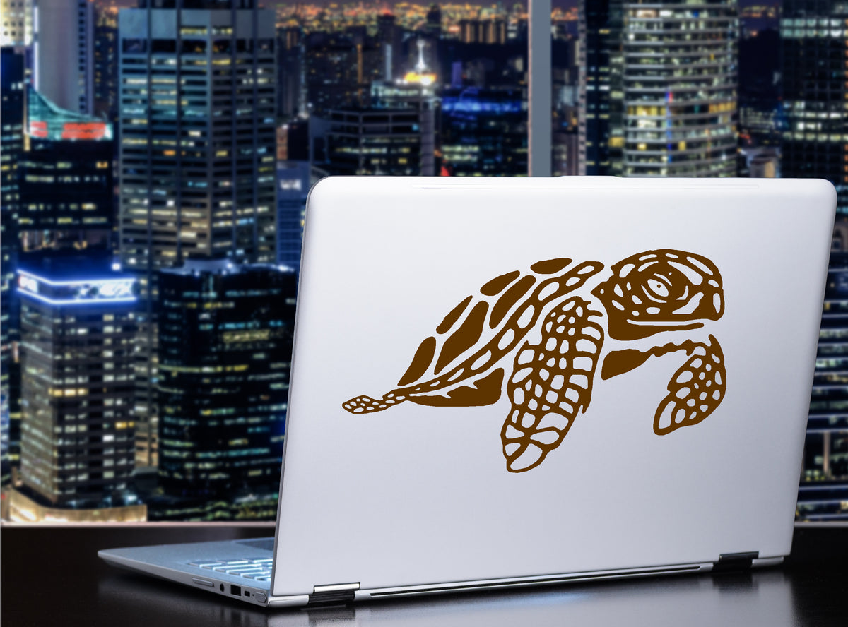 Sea Turtle side view vinyl sticker