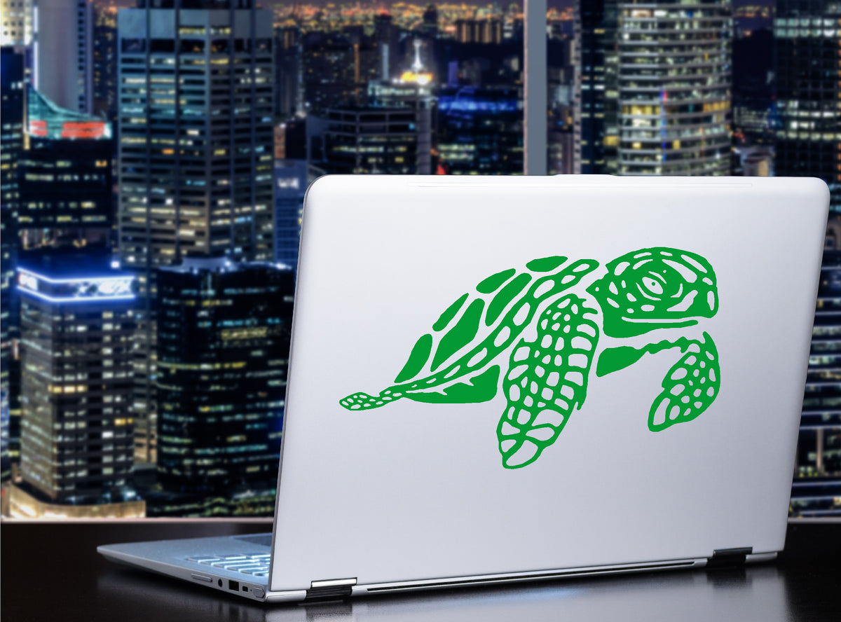 Sea Turtle side view vinyl sticker