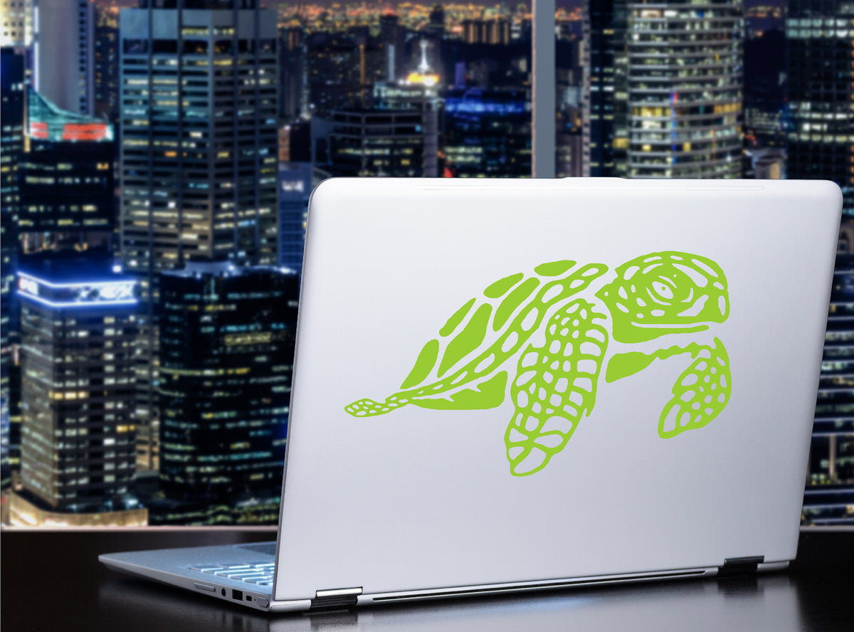 Sea Turtle side view vinyl sticker