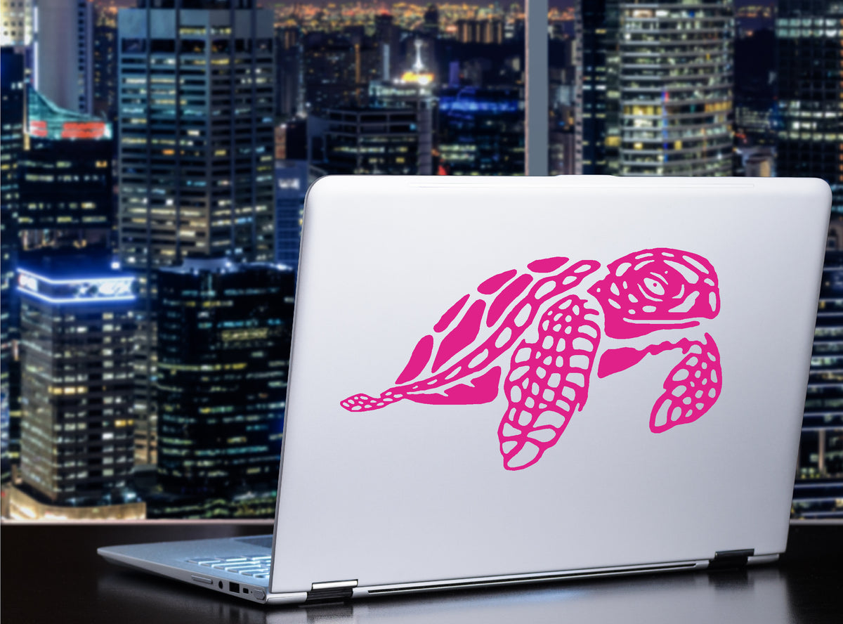 Sea Turtle side view vinyl sticker