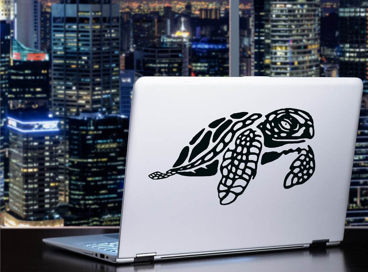 Sea Turtle side view vinyl sticker