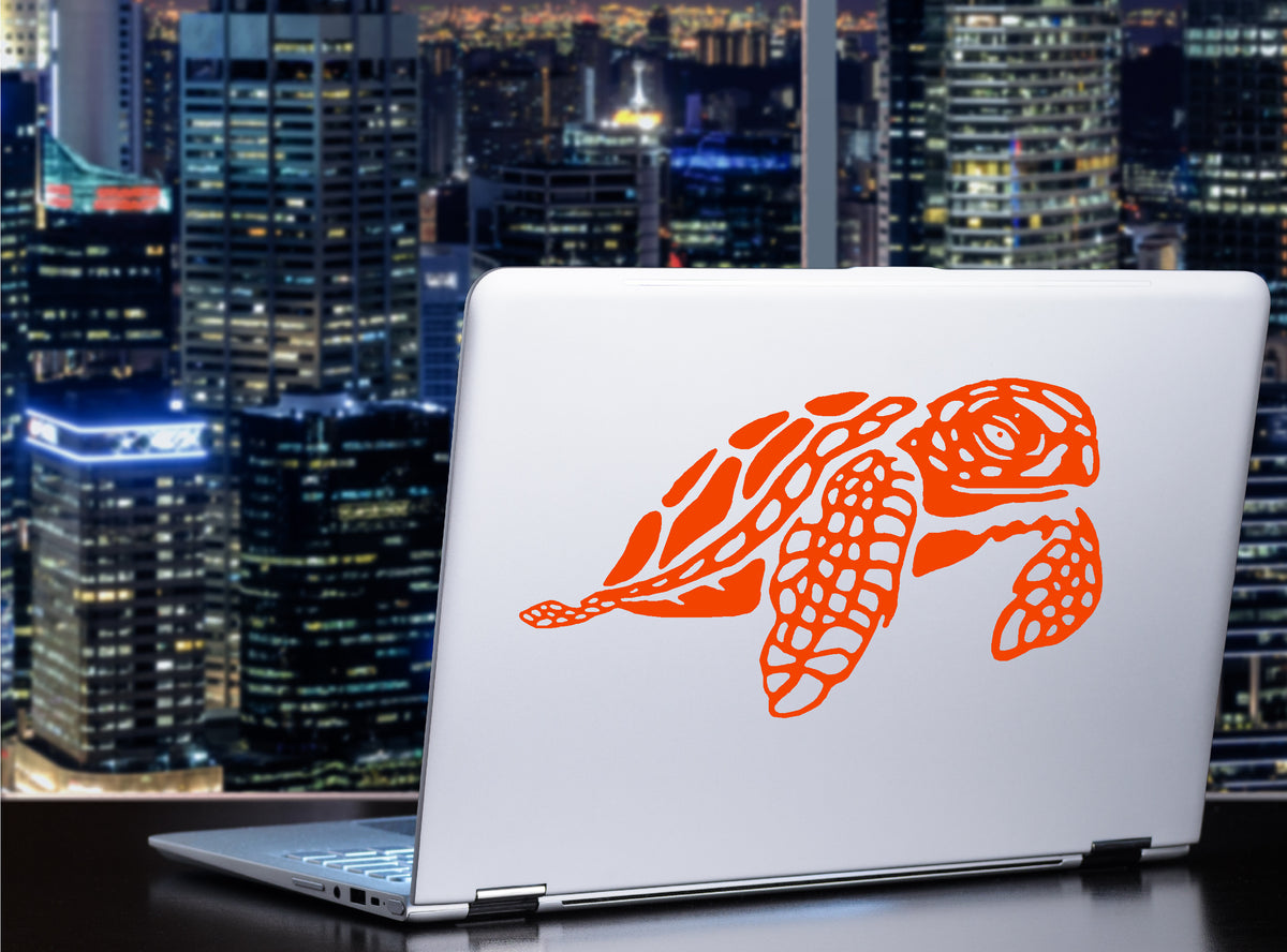 Sea Turtle side view vinyl sticker