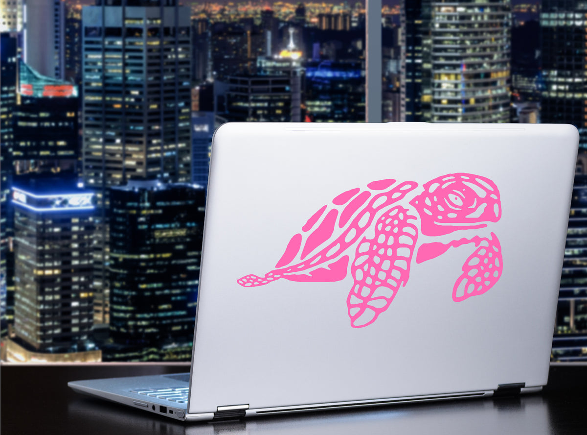 Sea Turtle side view vinyl sticker