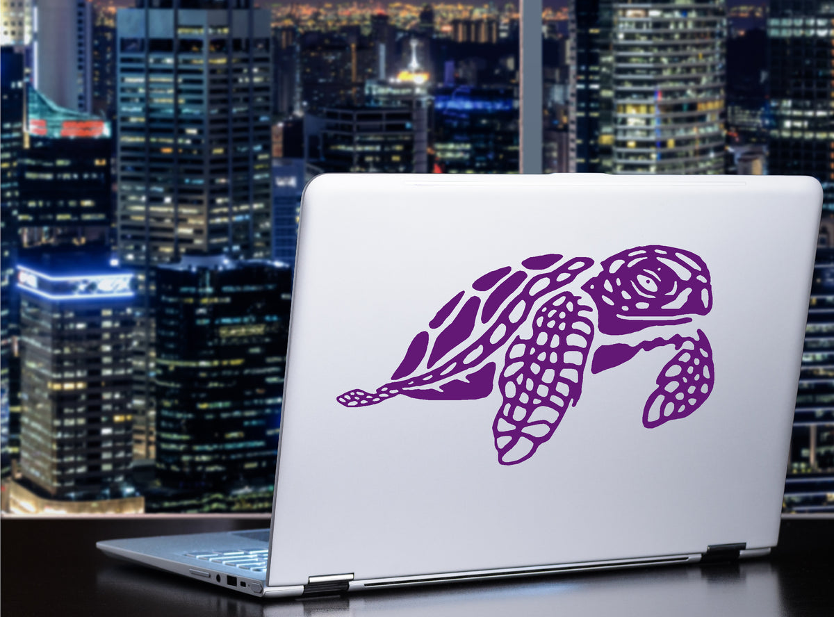 Sea Turtle side view vinyl sticker
