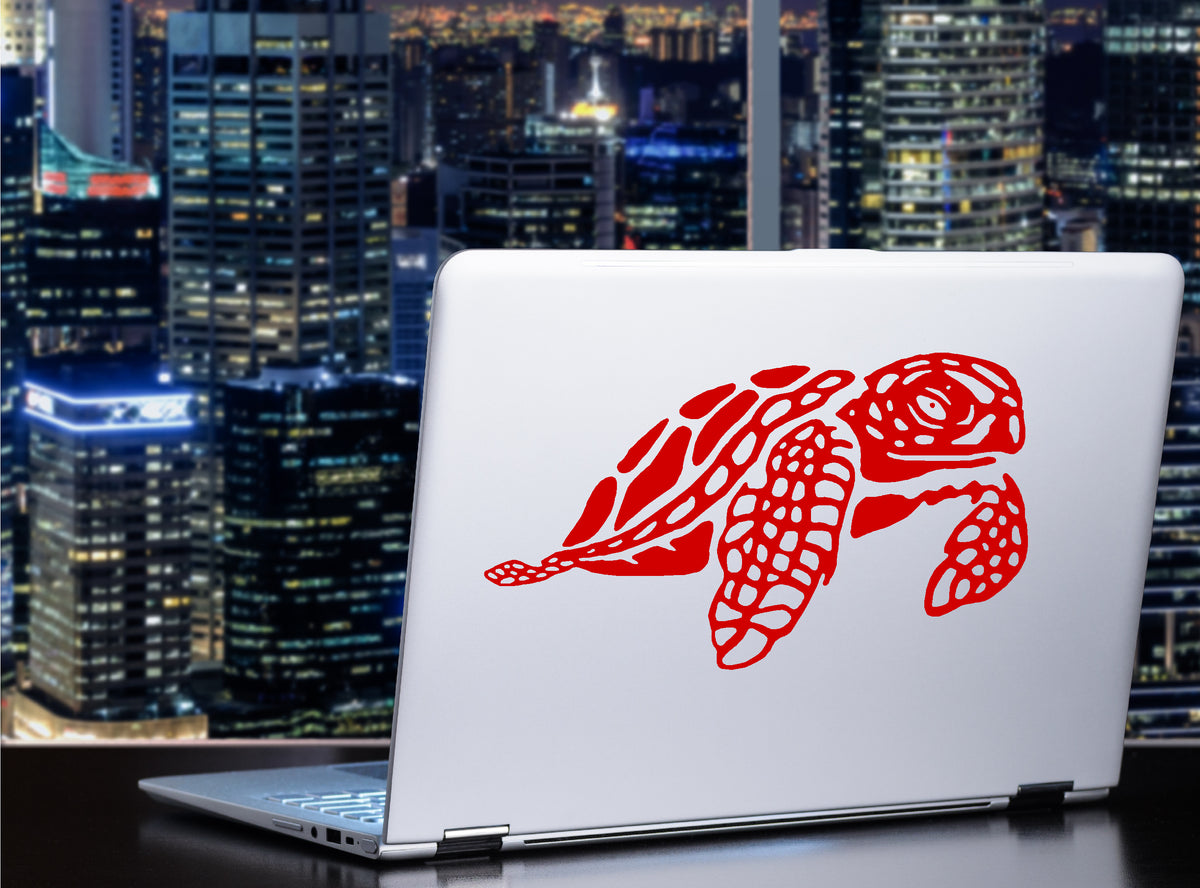 Sea Turtle side view vinyl sticker