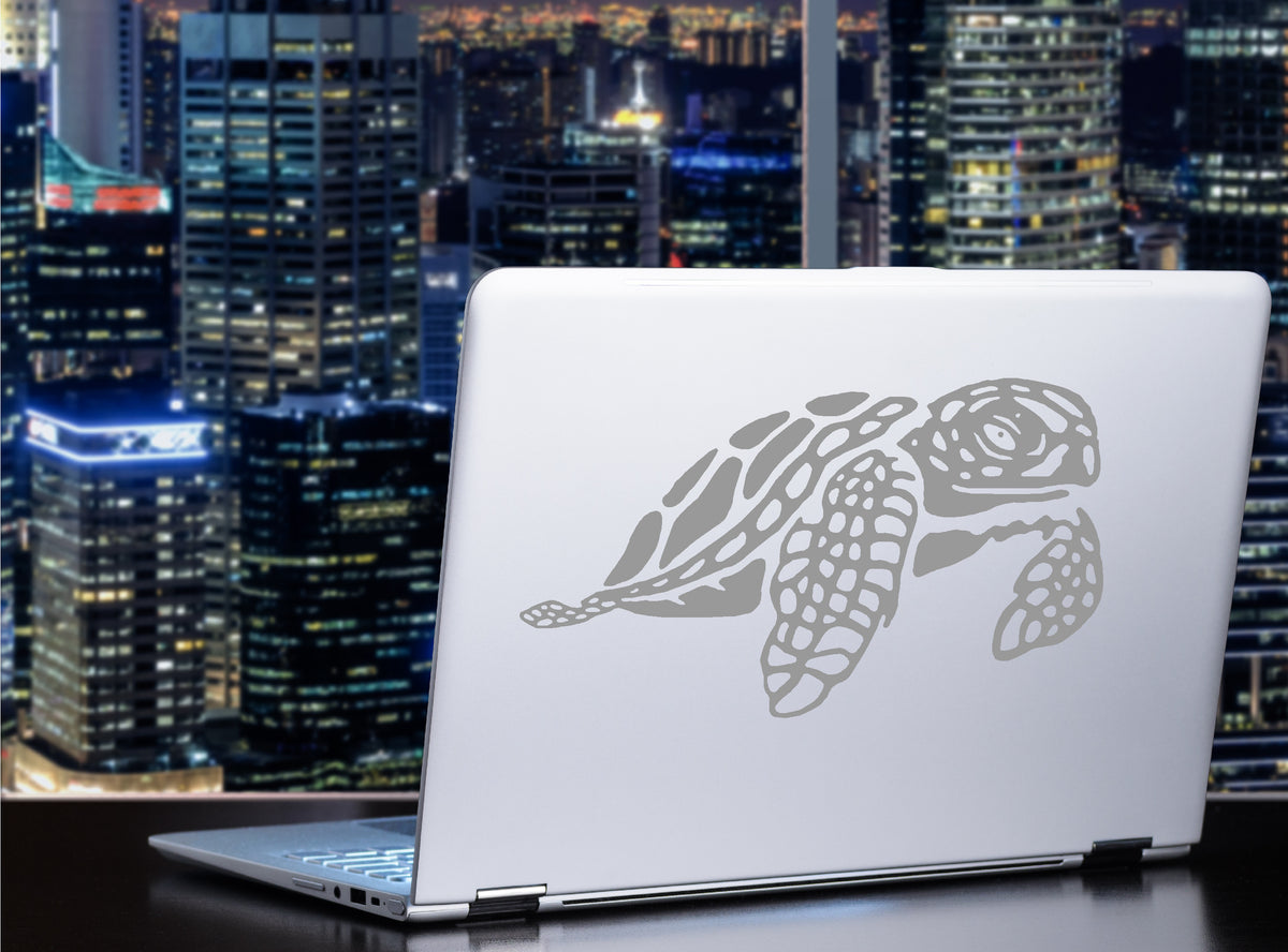 Sea Turtle side view vinyl sticker