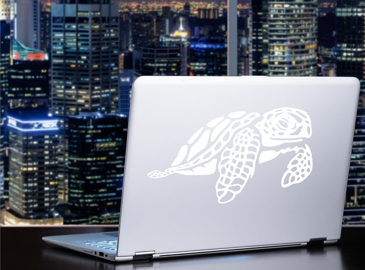 Sea Turtle side view vinyl sticker