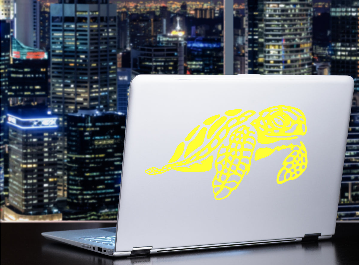 Sea Turtle side view vinyl sticker