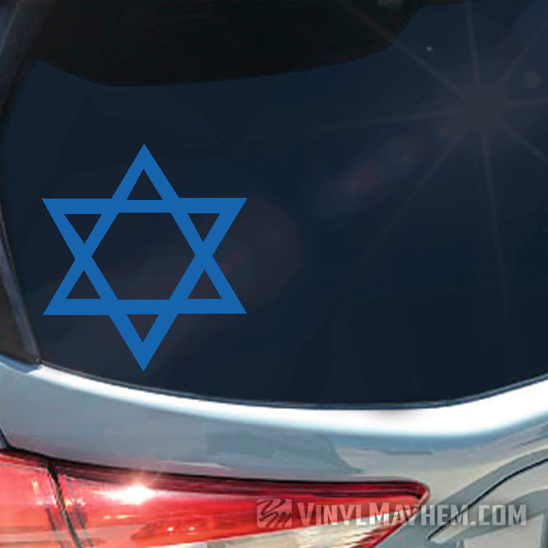 Star of David vinyl sticker