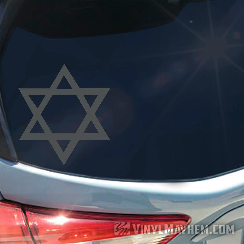 Star of David vinyl sticker