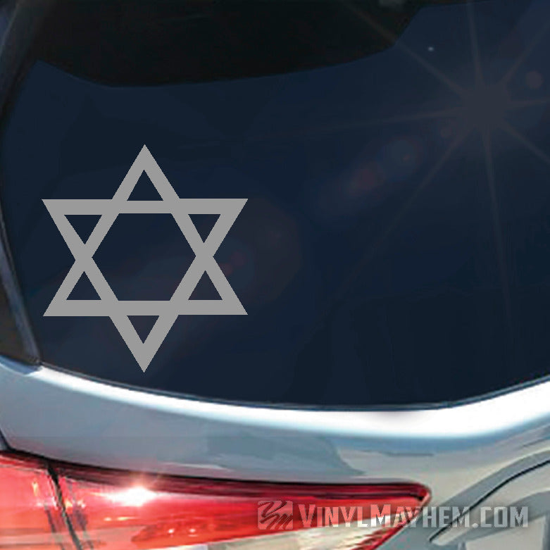 Star of David vinyl sticker