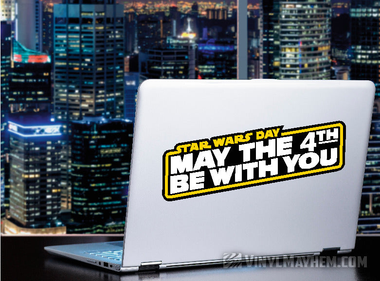 Star Wars Day May the 4th Be With You sticker