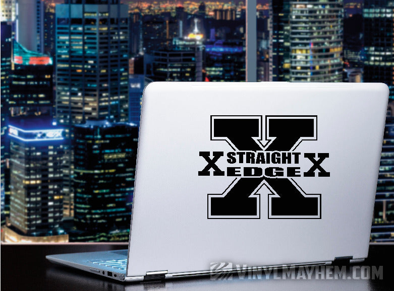 Straight Edge vinyl sticker