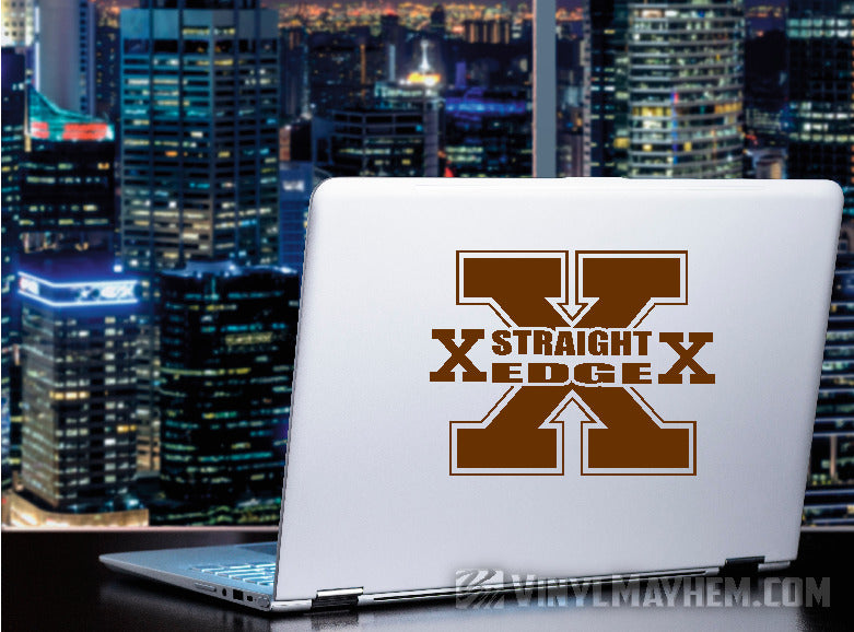 Straight Edge vinyl sticker