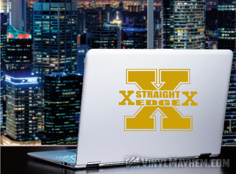 Straight Edge vinyl sticker