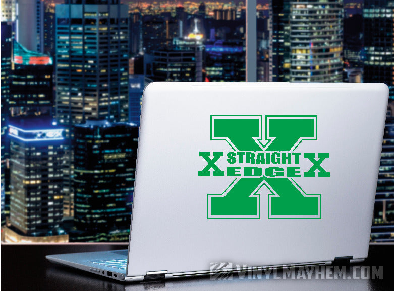 Straight Edge vinyl sticker