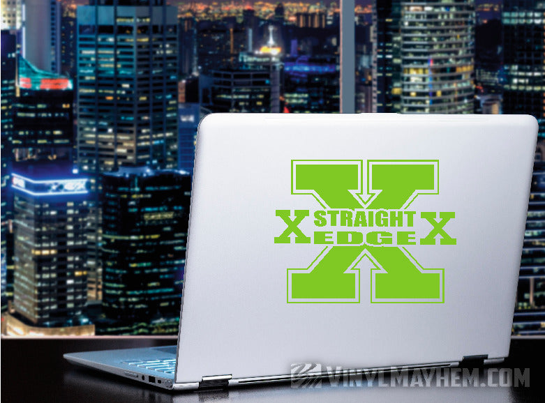 Straight Edge vinyl sticker