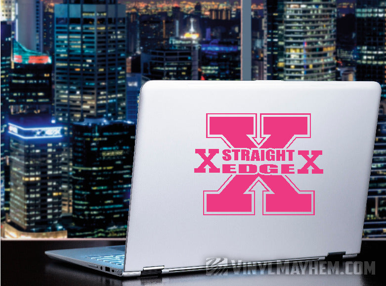 Straight Edge vinyl sticker