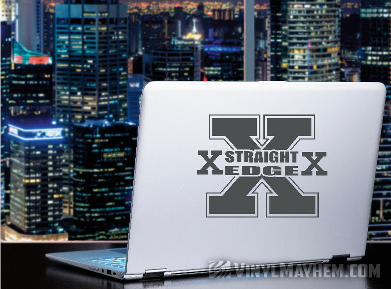 Straight Edge vinyl sticker