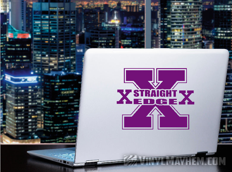 Straight Edge vinyl sticker