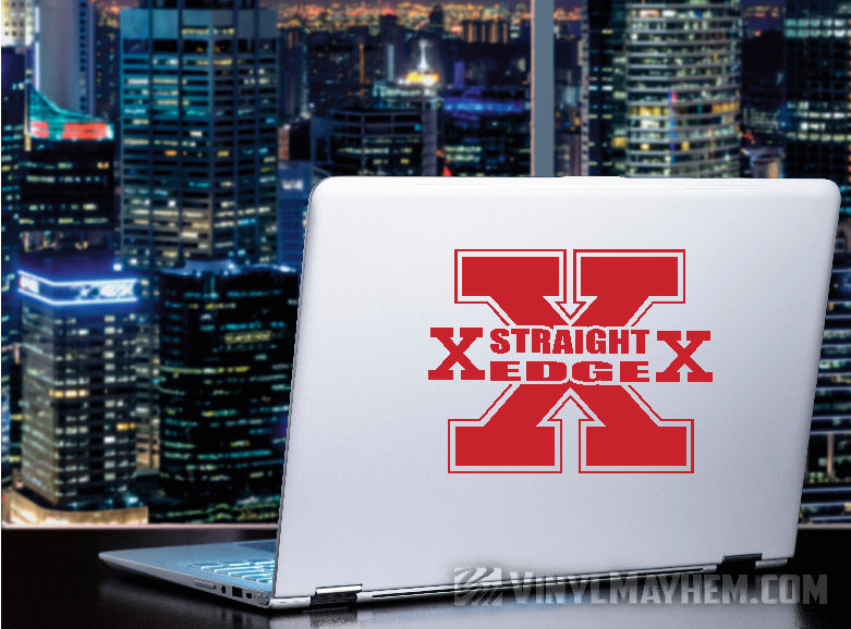 Straight Edge vinyl sticker