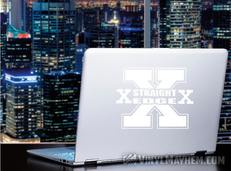 Straight Edge vinyl sticker