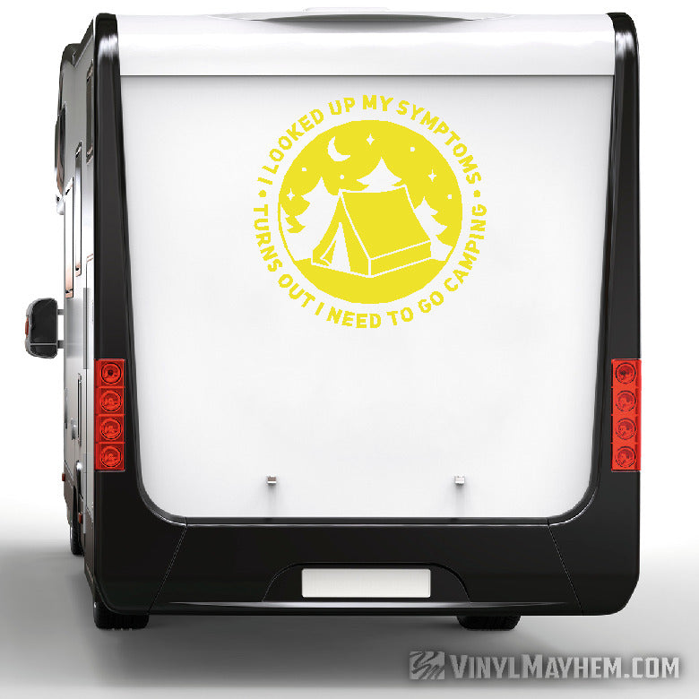 Turns Out I Need To Go Camping vinyl sticker