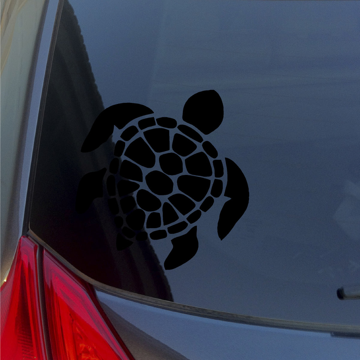 Sea Turtle detailed shell vinyl sticker
