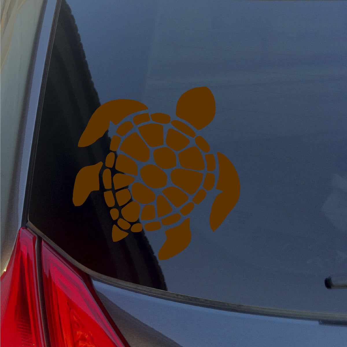 Sea Turtle detailed shell vinyl sticker