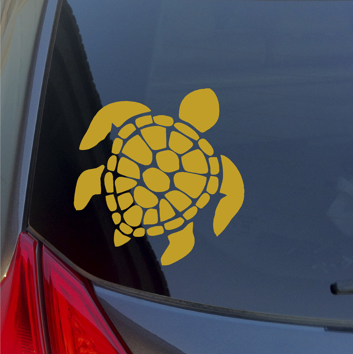Sea Turtle detailed shell vinyl sticker