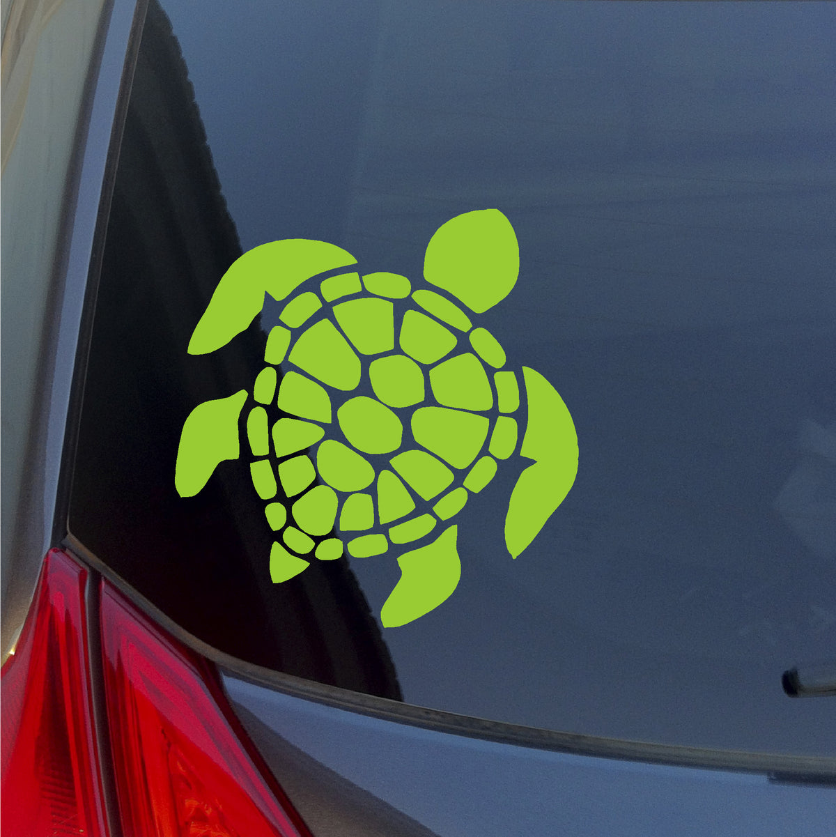 Sea Turtle detailed shell vinyl sticker
