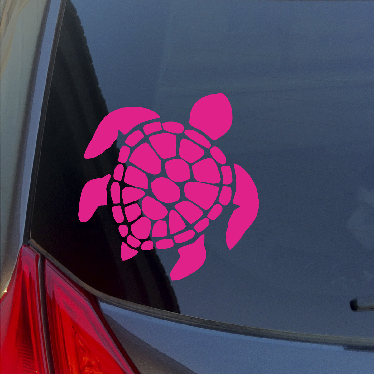 Sea Turtle detailed shell vinyl sticker